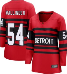 Women's Fanatics Branded Detroit Red Wings William Wallinder Red Special Edition 2.0 Jersey - Breakaway Women's Fanatics Branded Detroit Red Wings William Wallinder Red Special Edition 2.0 Jersey - Breakaway