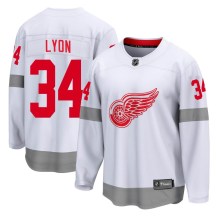 Youth Fanatics Branded Detroit Red Wings Alex Lyon White 2020/21 Special Edition Jersey - Breakaway