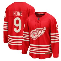 Men's Fanatics Detroit Red Wings Gordie Howe Red Centennial Jersey - Breakaway