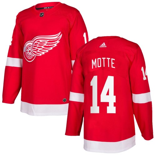 Men's Adidas Detroit Red Wings Tyler Motte Red Home Jersey - Authentic Men's Adidas Detroit Red Wings Tyler Motte Red Home Jersey - Authentic