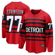 Men's Fanatics Branded Detroit Red Wings Simon Edvinsson Red Special Edition 2.0 Jersey - Breakaway Men's Fanatics Branded Detroit Red Wings Simon Edvinsson Red Special Edition 2.0 Jersey - Breakaway
